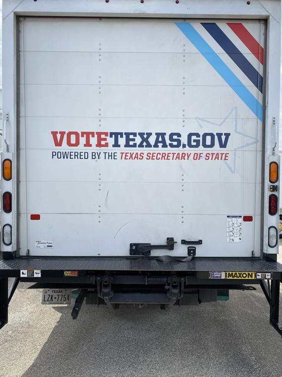 Vote Texas truck