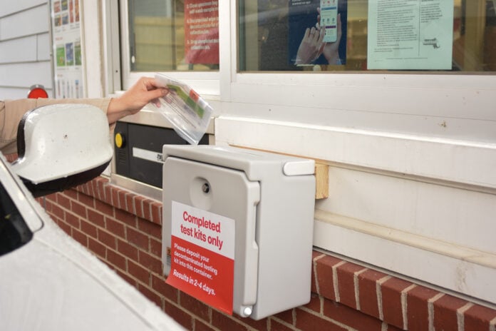 CVS COVID 19 drop box