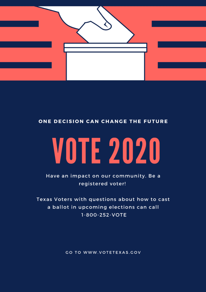 Vote 2020 poster