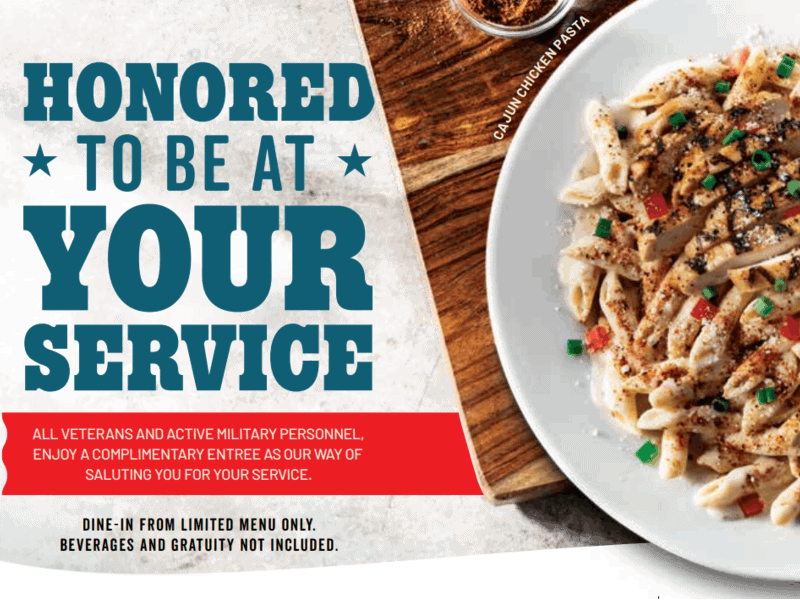 Chilis Veterans Day Poster