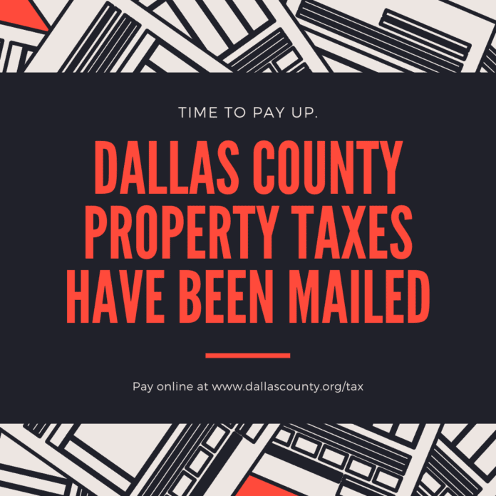 Dallas County Taxes Social Media Graphic