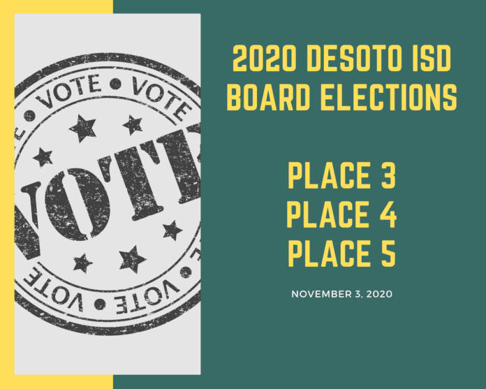 DeSoto ISD Elections graphic