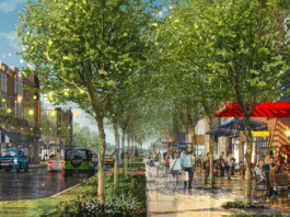 Downtown Midlothian sketch