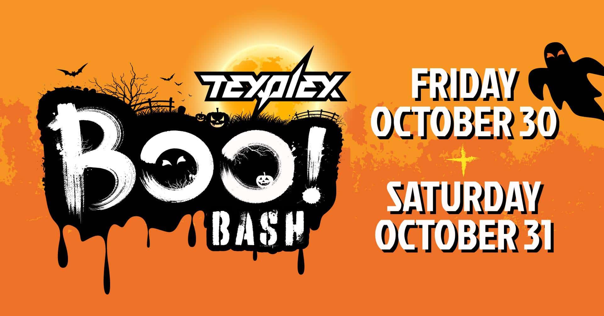 TexPlex Boo Bash flyer