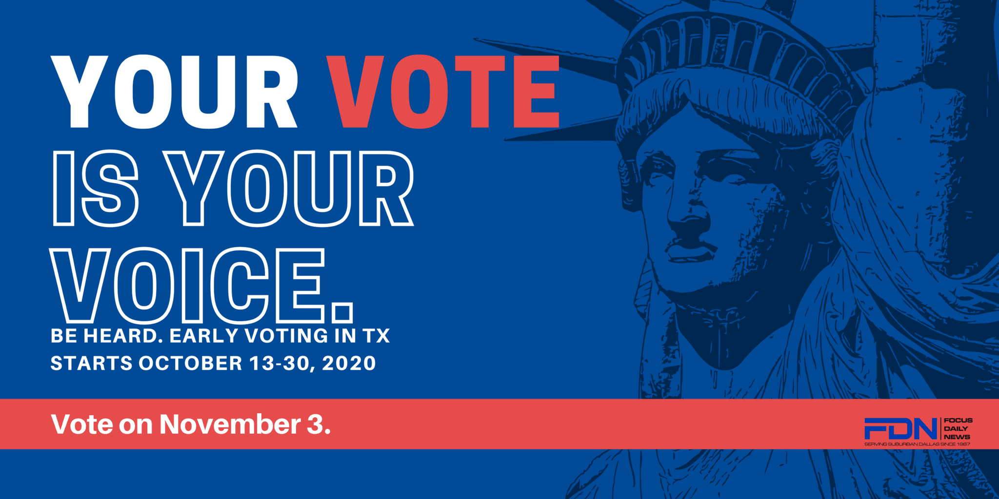 Early Voting In Texas Starts Next Week October 1330 Focus Daily News