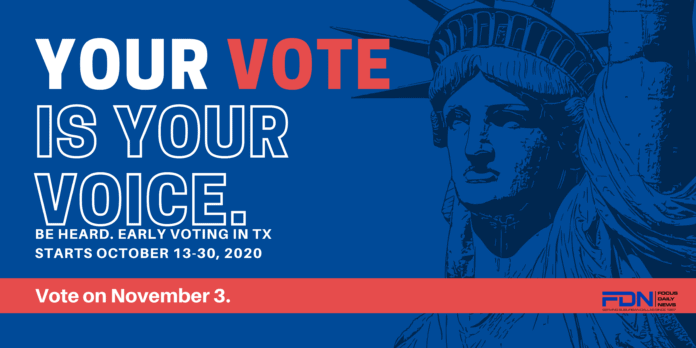 Voting Information TX Graphic