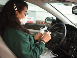 CVS COVID drive thru