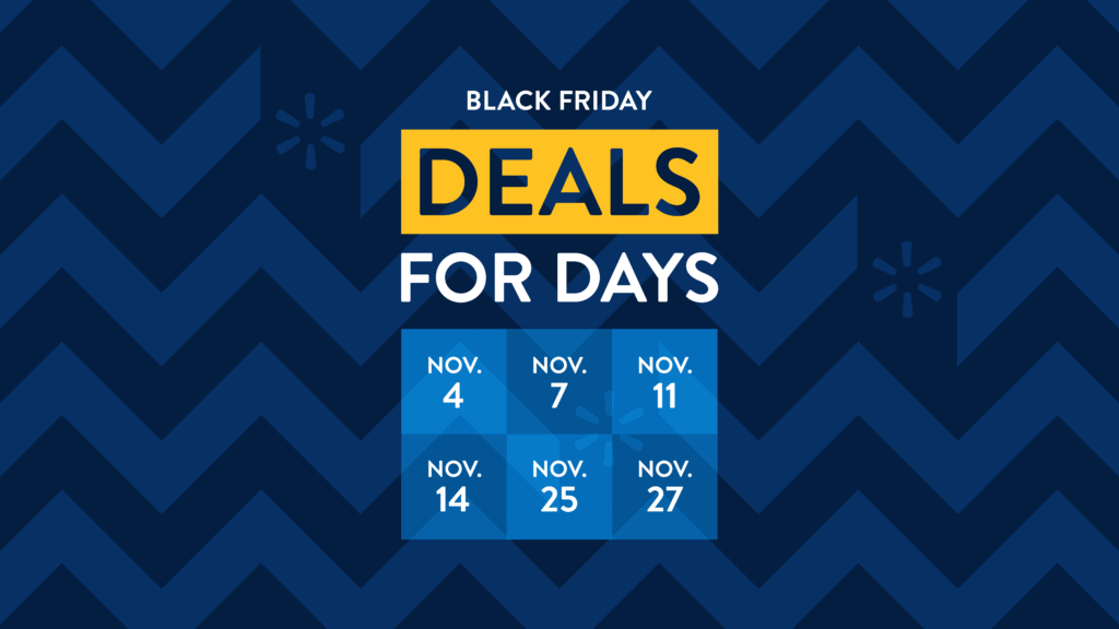 Walmart Black Friday Deals For Days Kicks Off November 4