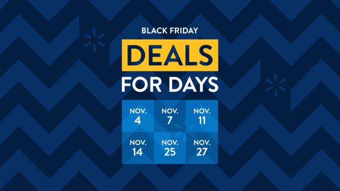 Black Friday deals for days poster