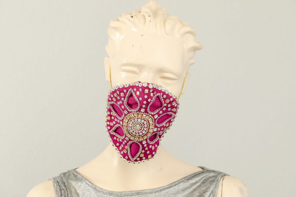 Mask meets Fashion exhibit at Galleria Dallas