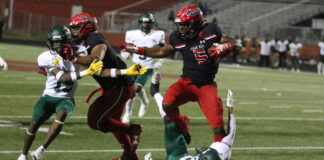 Young Provides Spark for Cedar Hill Football Kevin Young Jr.