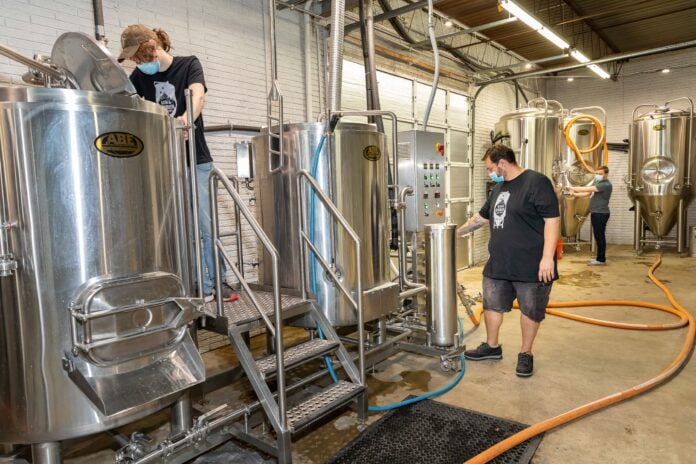 Brewery tanks