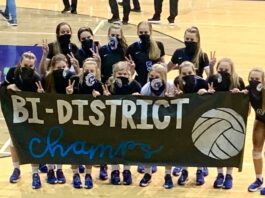 Bi District Champs sign