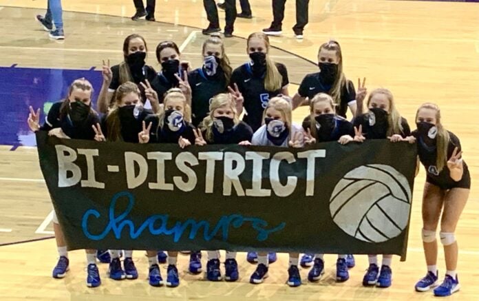 Bi District Champs sign