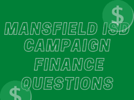 Mansfield ISD campaign flyer