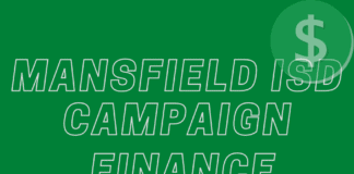 Mansfield ISD Candidate’s Campaign Finances Have Locals Asking Questions Mansfield ISD campaign flyer