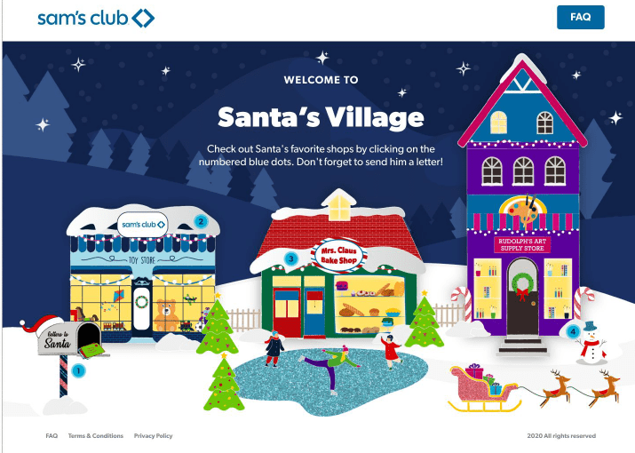 Santa Village poster