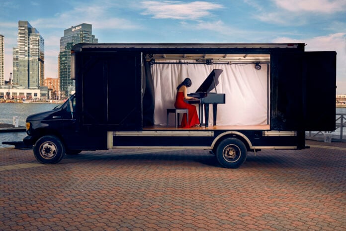 Concert Truck brings the music to us