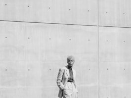 black and white photo