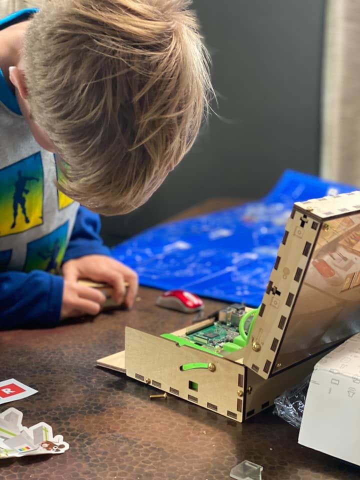 Boy with Piper Computer