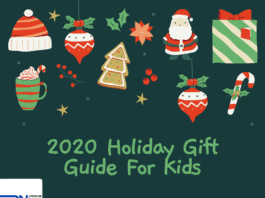 Holiday gift guide poster