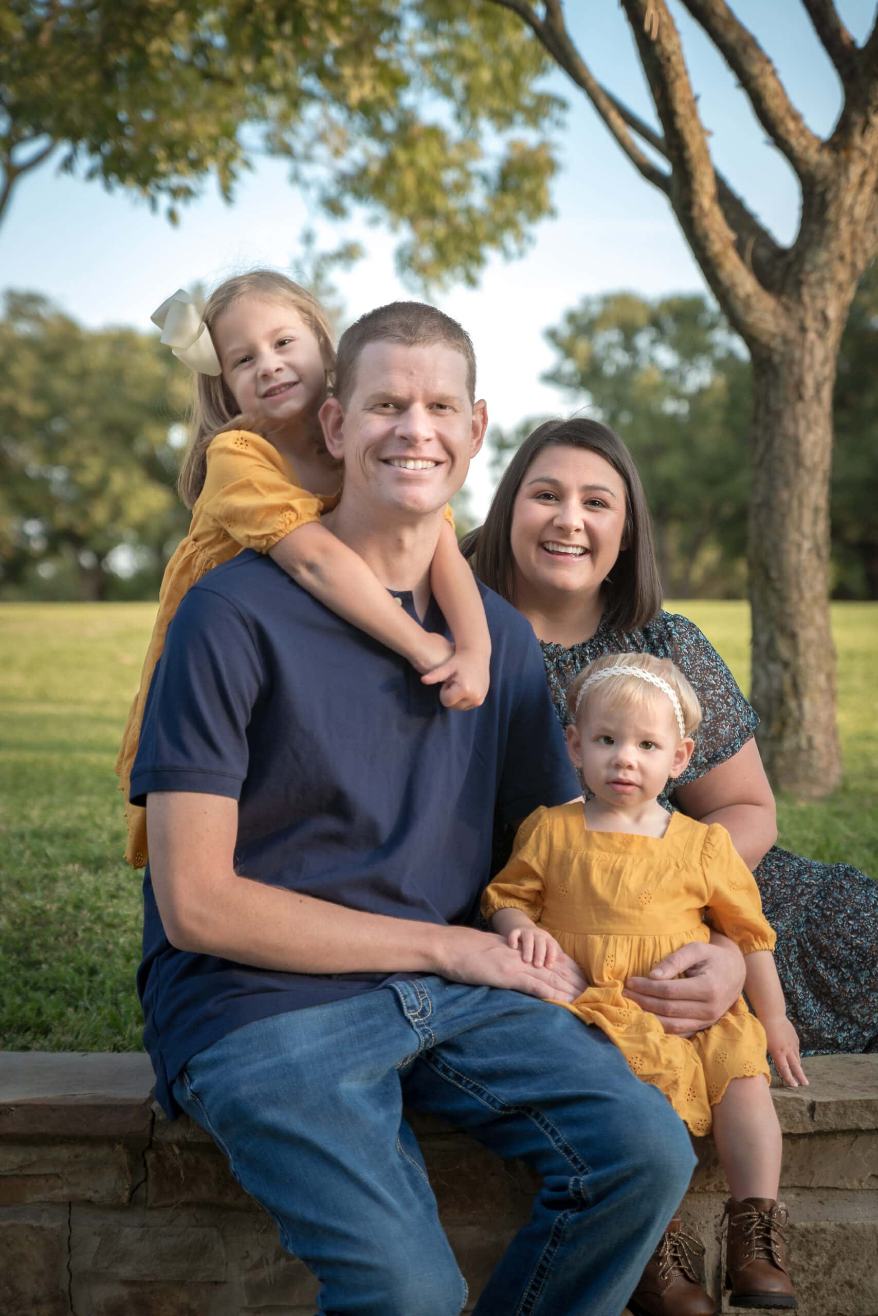 Brandon Peterson and family