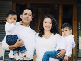 Robert Rodriguez and family
