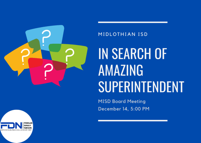 Superintendent Search flyer