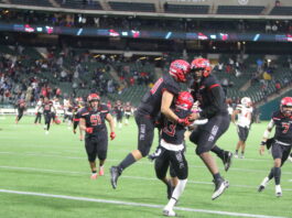 Cedar Hill football players