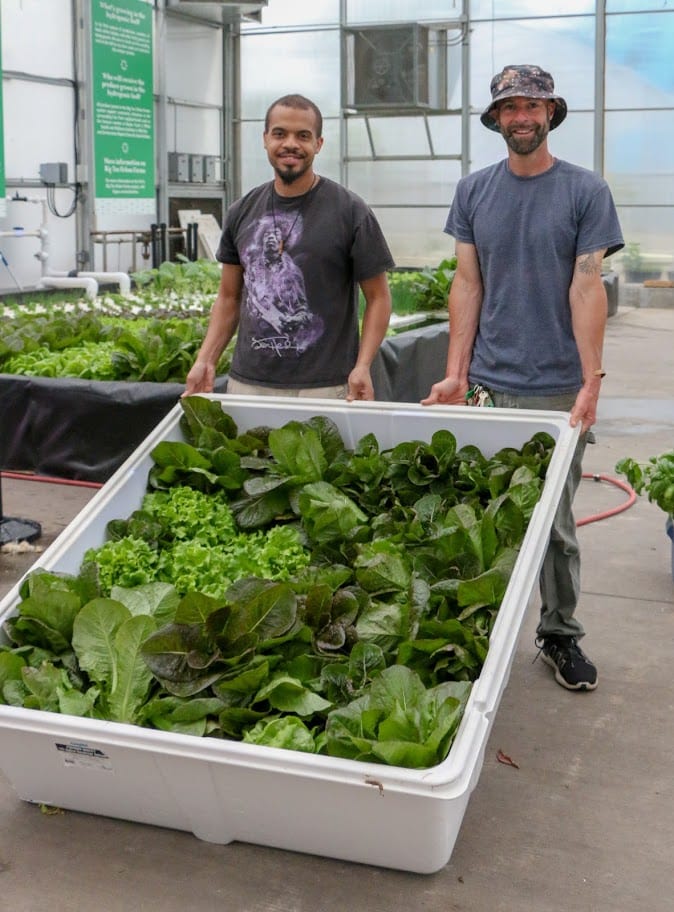 Big Tex Urban Farms donate produce