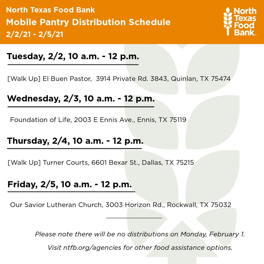 NTFB mobile pantry flyer