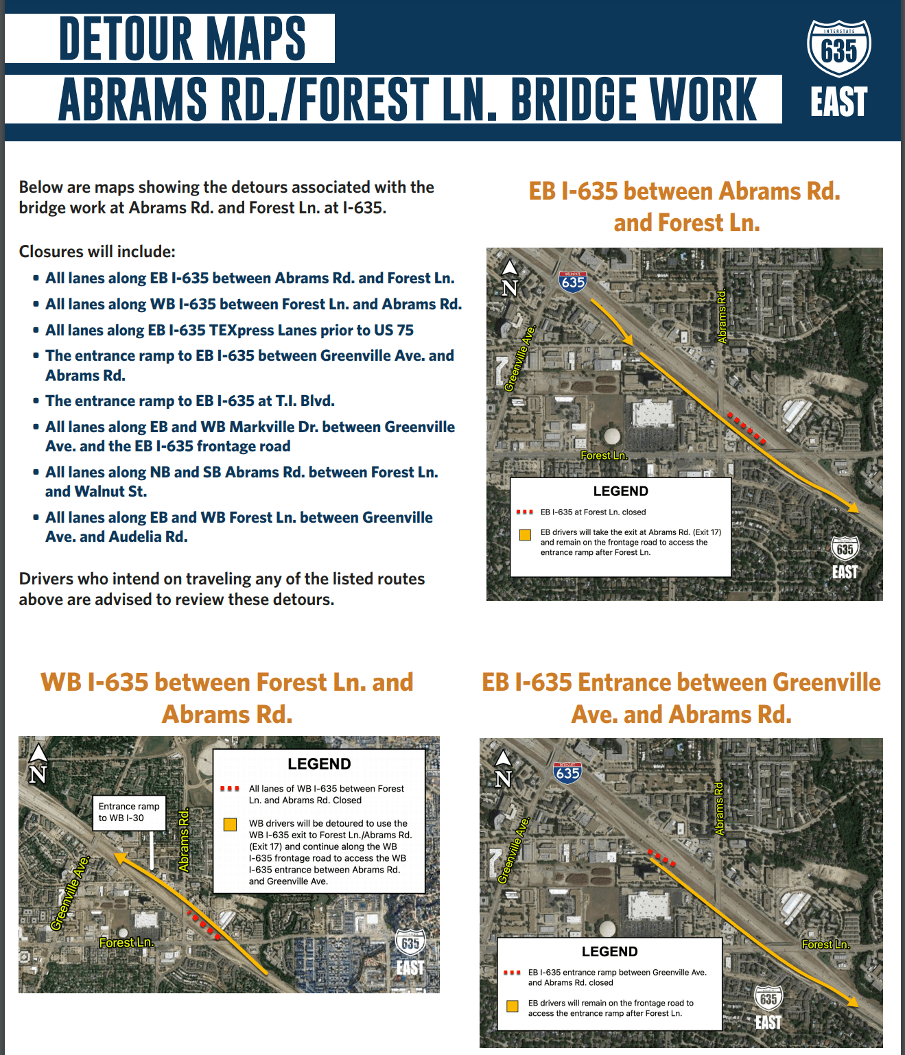 635 East Detour Maps