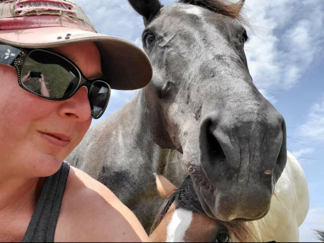 selfie with horse