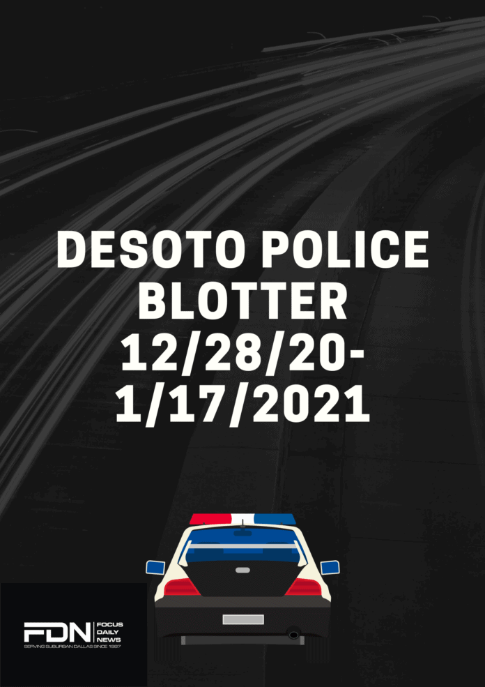 DeSoto police blotter