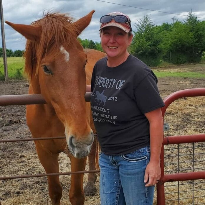 lady with horse