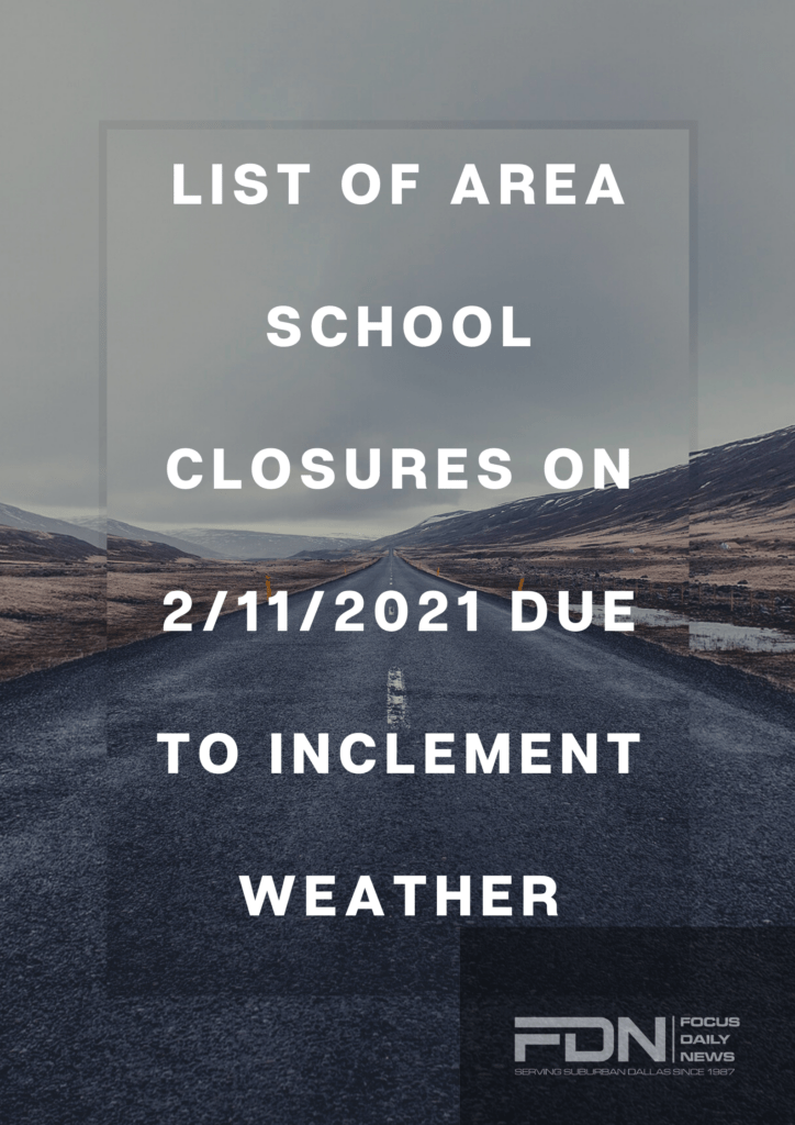 Thursday School Closures Due To Icy Weather - Focus Daily News