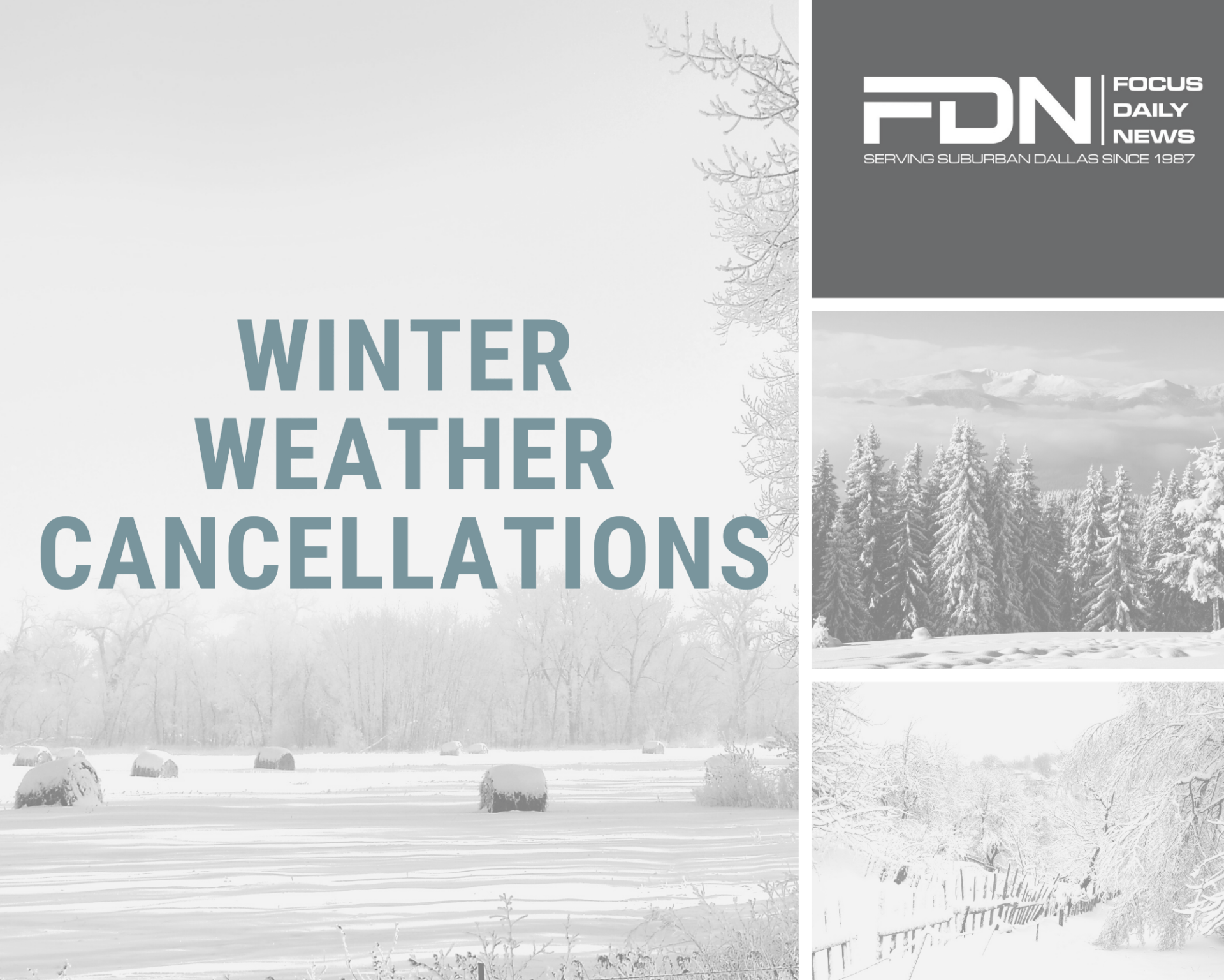 Cancellations Due To Winter Weather Focus Daily News