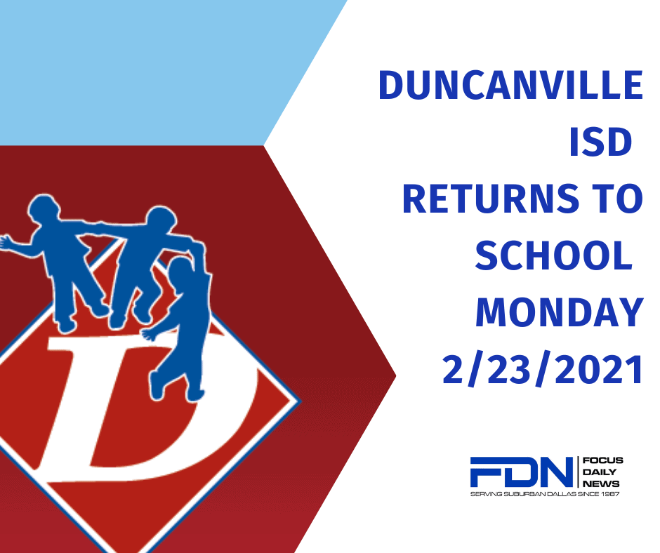 Duncanville ISD Returns To School Tomorrow Focus Daily News