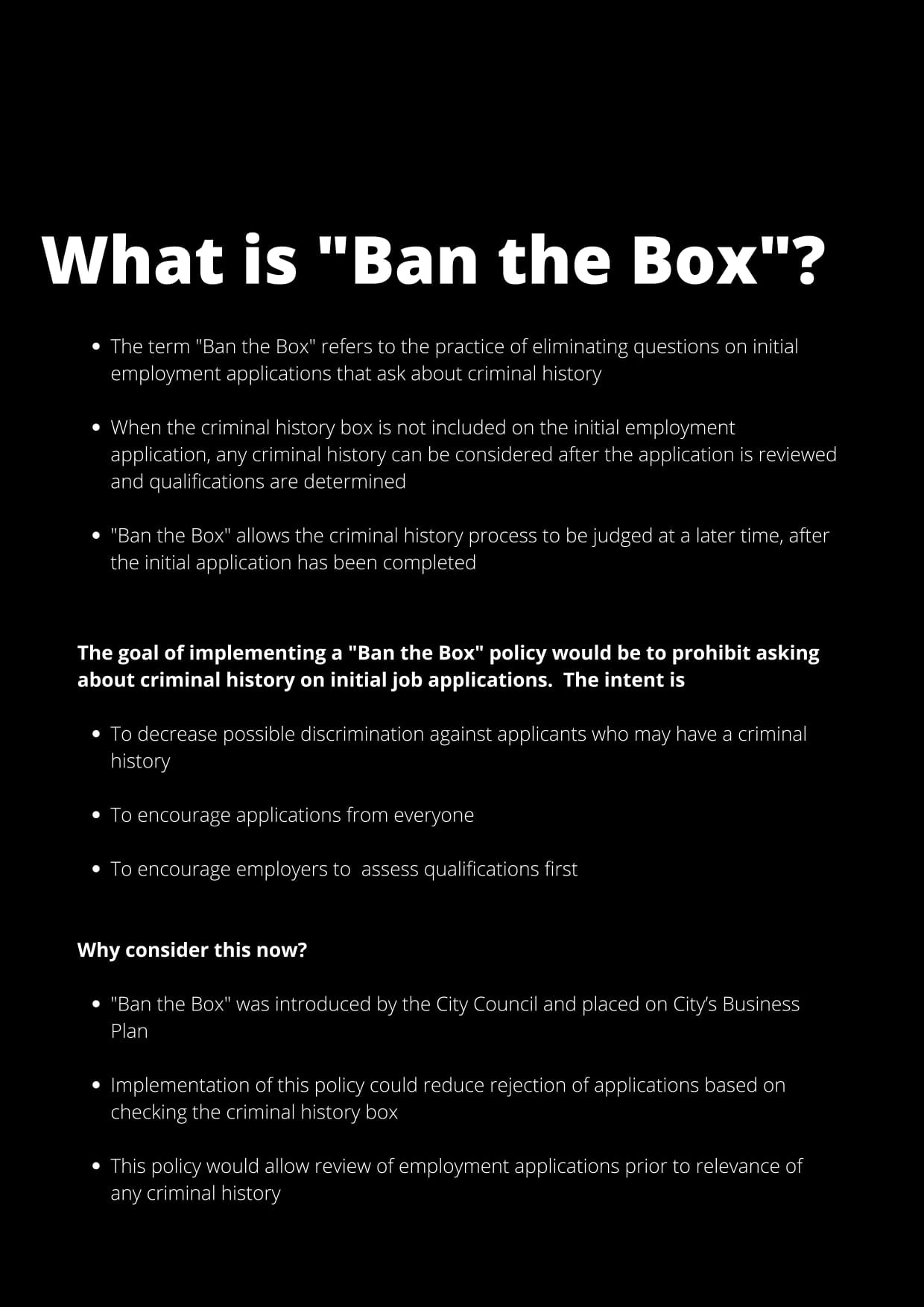 ban the box