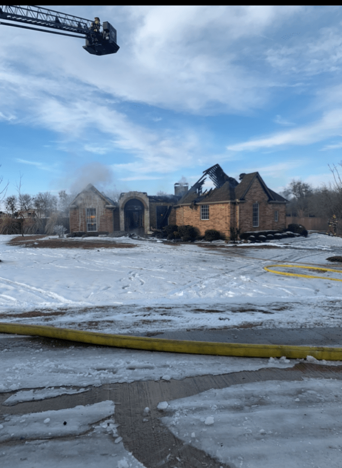 house destroyed by fire