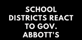 Local School Districts React To Gov. Abbott’s Announcement School Poster