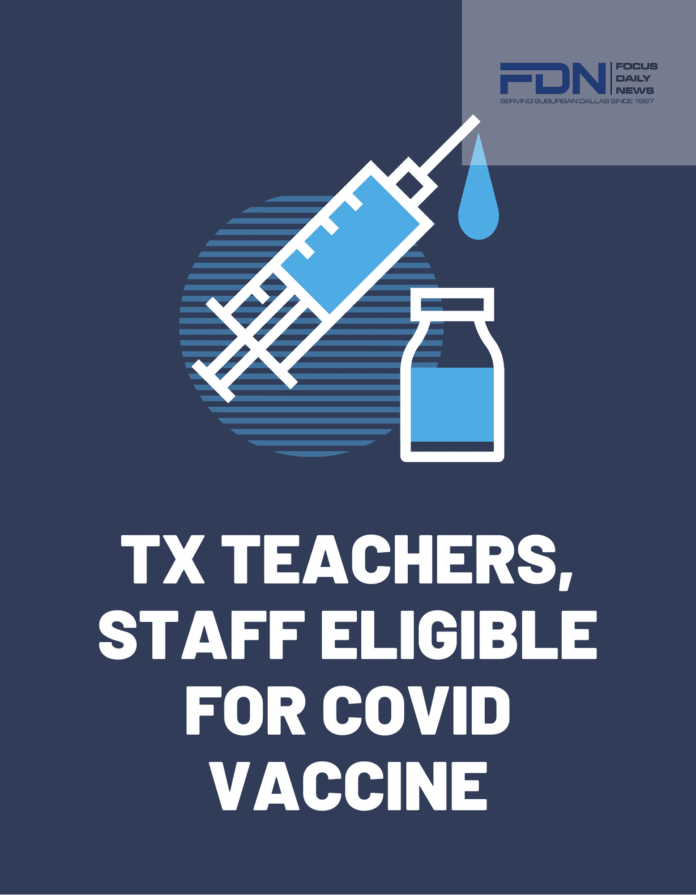Texas teachers vaccine