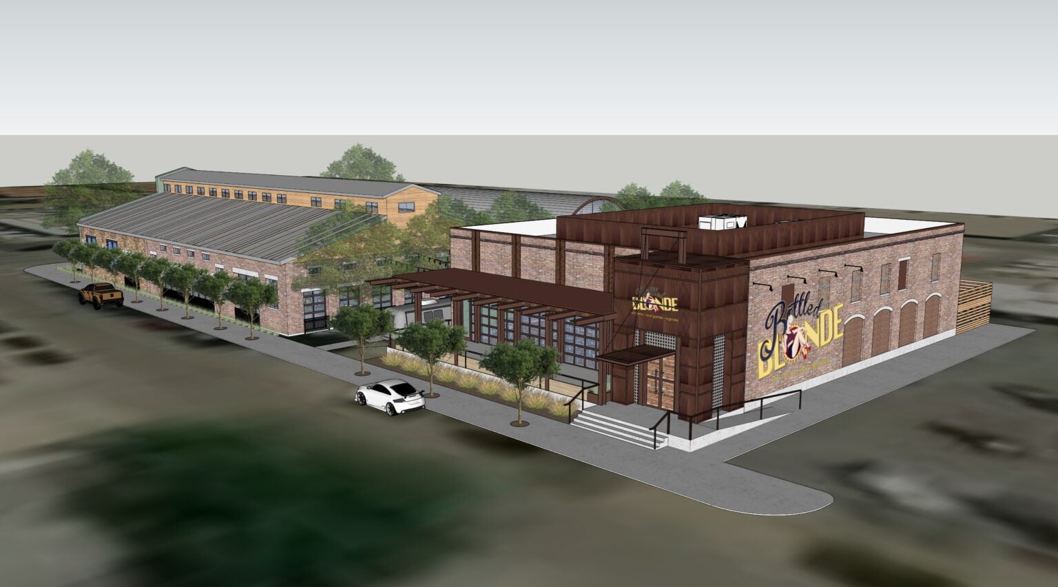 Bottled Blonde Backyard Begins Construction In Fort Worth