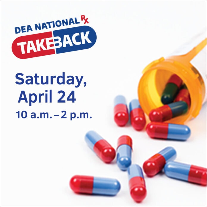 DEA Take Back poster