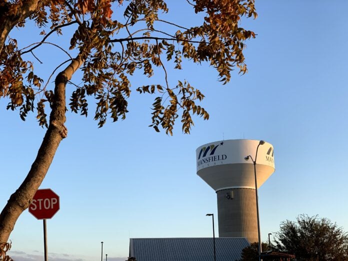 Mansfield water tower