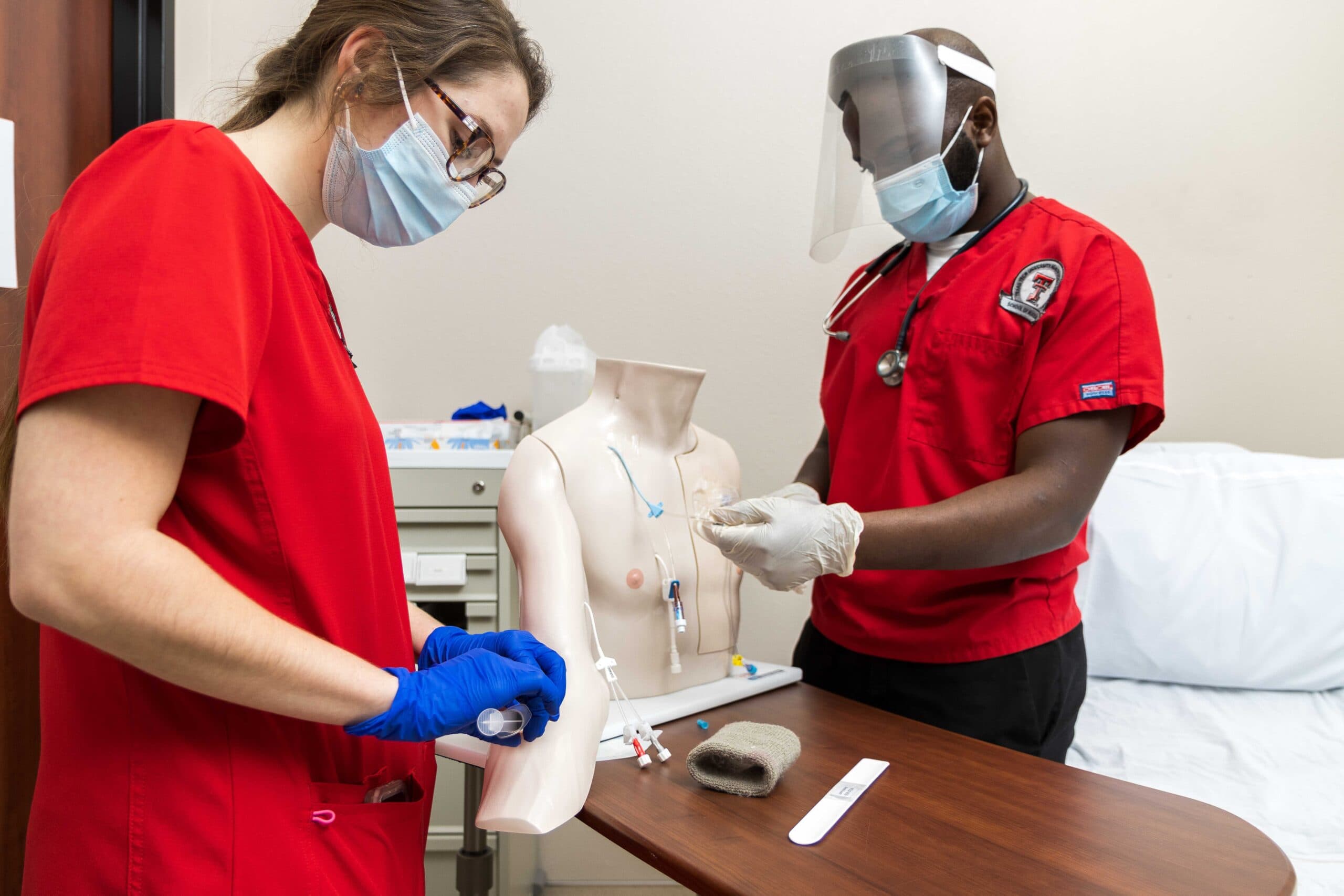 Texas Tech nursing students