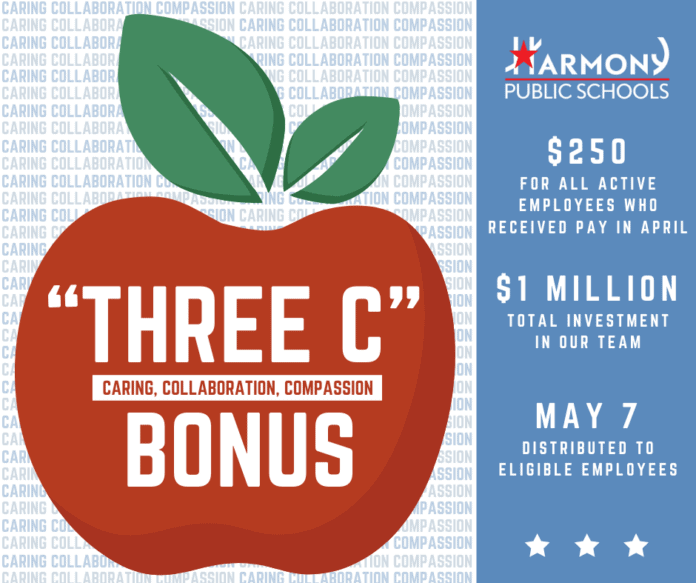 three c bonus graphic