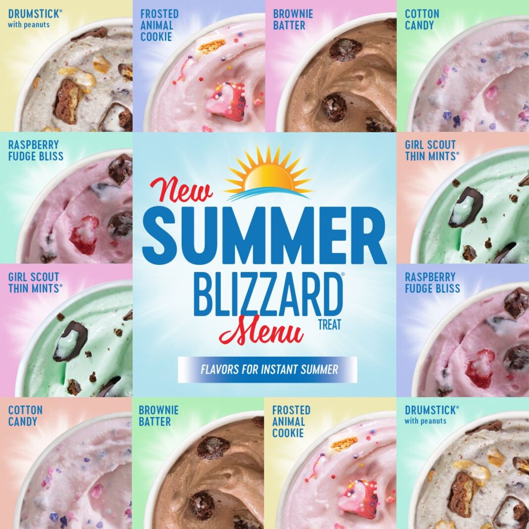 DQ Summer Blizzard Menu Includes Brownie Batter & Drumstick With Peanuts