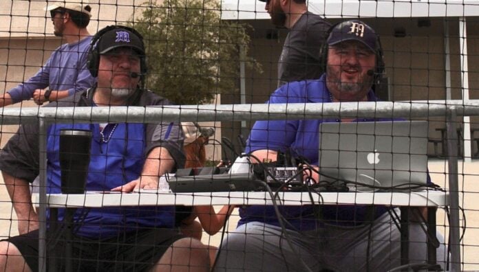 Todd Hemphill Tater Beard at Baseball Game