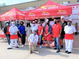 DeSoto employees by In N Out mobile kitchen